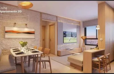 Ágio 2q levell home resort  apartamento com 2 quarto(s) e 2 banheiro(s) à venda, 56 por r$ 533.171 no setor jardim américa ax32169