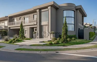 Sobrado com 4 dormitórios à venda, 480 m² por r$ 5.300.000,00 - swiss park - campinas/sp