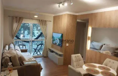 Apartamento com 3 dormitórios à venda, 70 m² por r$ 565.000,00 - premiere morumbi - paulínia/sp