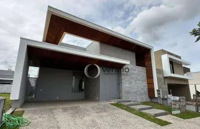 Casa com 4 dormitórios à venda, 211 m² por r$ 2.250.000,00 - condomínio residencial santorini - paulínia/sp