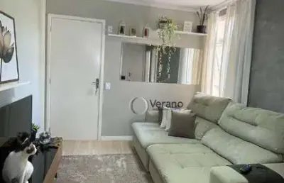 Apartamento com 2 dormitórios à venda, 43 m² por r$ 272.000 - condomínio quero quero - valinhos/sp