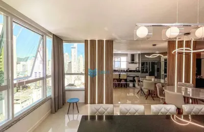 Apartamento com 4 dormitórios à venda, 151 m² por r$ 3.400.000,00 - centro - balneário camboriú/sc