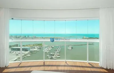 Apartamento com 4 dormitórios à venda, 184 m² por r$ 3.820.000,00 - centro - itajaí/sc
