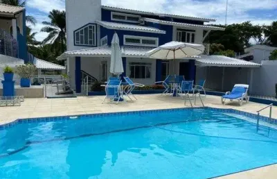 Casa com 6 dormitórios à venda, 403 m² por r$ 1.500.000,00 - vilas do atlântico - lauro de freitas/ba