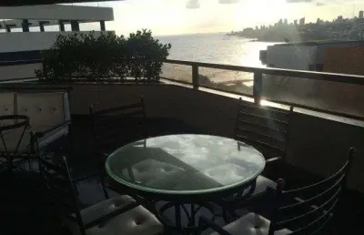 Cobertura com 4 dormitórios à venda, 791 m² por r$ 3.550.000,00 - rio vermelho - salvador/ba
