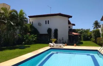 Casa com 4 dormitórios à venda, 300 m² por r$ 2.000.000,00 - vilas do atlântico - lauro de freitas/ba