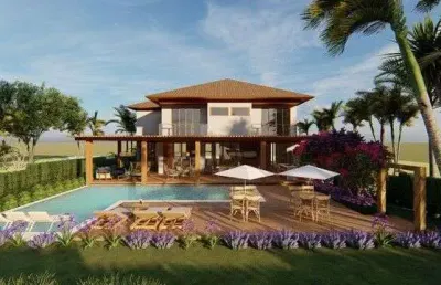 Casa com 7 dormitórios à venda, 470 m² por r$ 4.000.000,00 - praia do forte - mata de são joão/ba