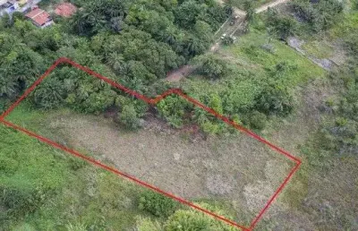 Terreno à venda, 4000 m² por r$ 480.000,00 - catu de abrantes - camaçari/ba