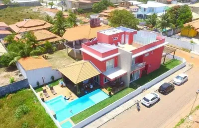 Casa com 4 dormitórios à venda, 500 m² por r$ 1.500.000,00 - barra do jacuípe - camaçari/ba
