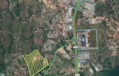 Terreno à venda, 441000 m² por r$ 20.000.000,00 - via parafuso - camaçari/ba