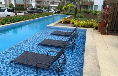 Apartamento garden com 3 dormitórios à venda, 120 m² por r$ 610.000 - buraquinho - lauro de freitas/ba