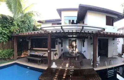 Casa com 4 dormitórios à venda, 245 m² por r$ 3.400.000,00 - praia do forte - mata de são joão/ba