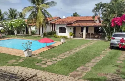 Casa com 4 dormitórios à venda, 413 m² por r$ 910.000,00 - monte gordo - camaçari/ba