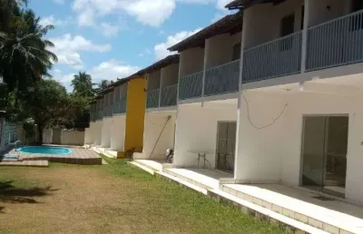 Condomínio com 8 casas, cada casa com 3 dormitórios, 104 m² cada, por r$ 3.950.000 - barra de jacuipe - camaçari/bahia