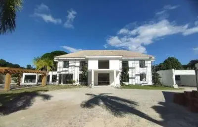 Casa com 6 dormitórios à venda, 1200 m² por r$ 14.500.000,00 - jardim do jockey - lauro de freitas/ba