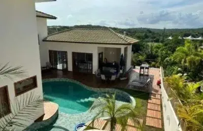 Casa com 5 dormitórios à venda, 320 m² por r$ 3.200.000,00 - praia do forte - mata de são joão/ba