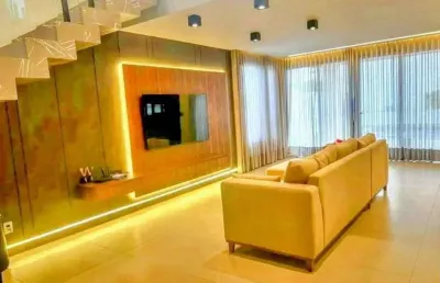 Casa com 3 dormitórios mobiliado para alugar, 232 m² por r$ 14.000/mês - centro - camaçari/ba