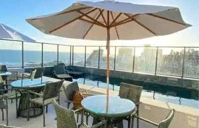Apartamento com 1 dormitório para alugar, 25 m² por r$ 3.599,00/mês - barra - salvador/ba