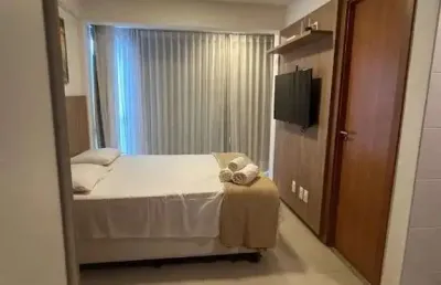 Apartamento com 1 dormitório para alugar, 24 m² por r$ 3.000,00/mês - caminho das árvores - salvador/ba