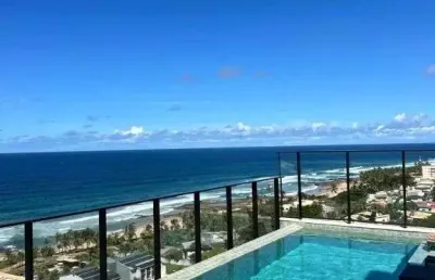 Apartamento com 1 dormitório à venda, 29 m² por r$ 380.000,00 - itapuã - salvador/ba