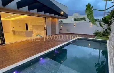 Casa, 3 suítes, condomínio fechado, completo em armários, área gourmet com piscina