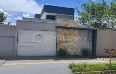 Casa 3 quartos sendo 1 suite em cidade satélite são luiz, aparecida de goiânia/go