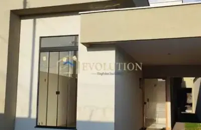 Casa térrea a venda com 3 quartos, 1 suíte no residencial caraíbas