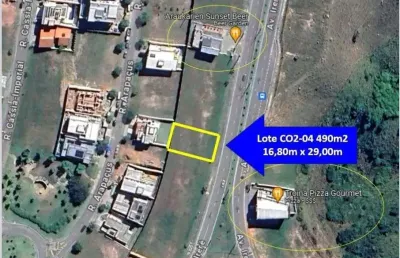 Terreno comercial à venda, 490 m² por r$ 2.000.000 - alphaville - são josé dos campos/sp