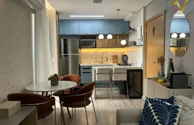 Apartamento de 2 quartos com automação e móveis planejados no horto florestal - jundiaí/sp - residencial torres de ozanam
