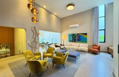 Casa em condomínio à venda no alphaville 3, ribeirão preto, sp, 4 quartos, 4 suítes