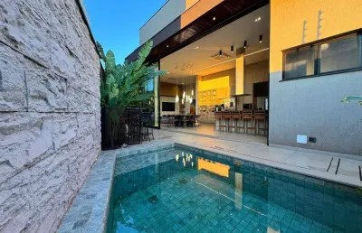 Casa em condomínio à venda no vivendas da mata (aroeira), ribeirão preto, sp, 3 quartos, 3 suítes