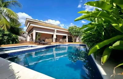Casa em condomínio para aluguel no santa monica 1, ribeirão preto, sp, 4 quartos, 4 suítes