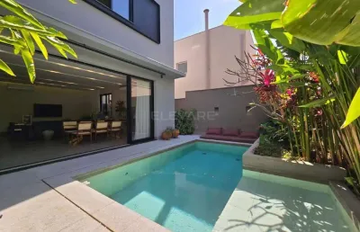 Casa em condomínio à venda no praça das flores, ribeirão preto, sp, 4 quartos, 4 suítes