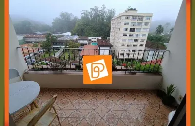 Apartamento à venda no centro de petrópolis, com dois quartos.