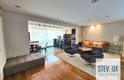 Apartamento com 3 dormitórios para alugar, 165 m² por r$ 17.650,00/mês - moema pássaros - são paulo/sp