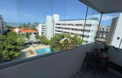 Apartamento com 3 dormitórios à venda, 110 m² por r$ 850.000,00 - cabo branco - joão pessoa/pb
