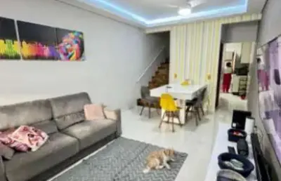 Casa para venda em santo andré, vila linda, 3 dormitórios, 1 suíte, 2 banheiros, 2 vagas