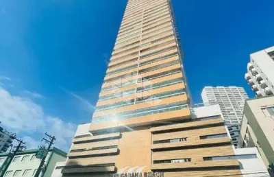 Apartamento, 03 dorms. (03 suítes) 02 vagas, sacada gourmet, semi mobiliado. guilhermina, praia grande sp.