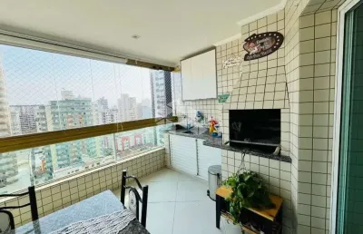 Apartamento na praia. 03 dorms. (01 suite) 115,00 m², 02 vagas. vl tupi, praia grande sp.