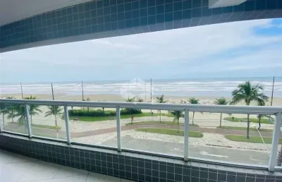 Apartamento frente p/ praia. 03 dorms. 01 suite, 02 vagas, vista mar. caiçara, praia grande sp.