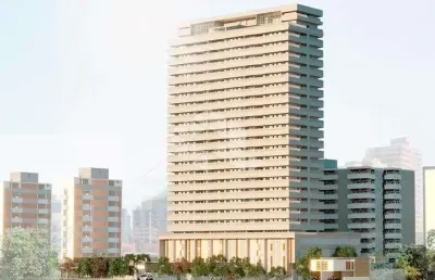 Apartamento novo na praia. 04 dorms. 04 vagas, 217,98 m² de área útil. 200 mts da praia. vl tupi, praia grande sp.