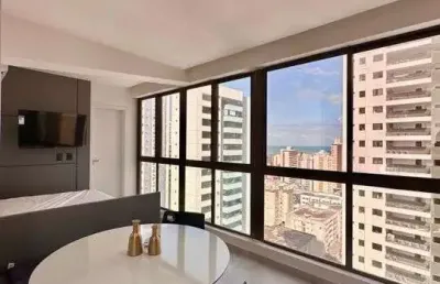Flat para venda em joão pessoa, tambaú, 1 dormitório, 1 suíte, 1 banheiro, 1 vaga
