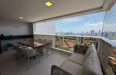 Apartamento para venda em joão pessoa, estados, 4 dormitórios, 3 suítes, 5 banheiros, 3 vagas