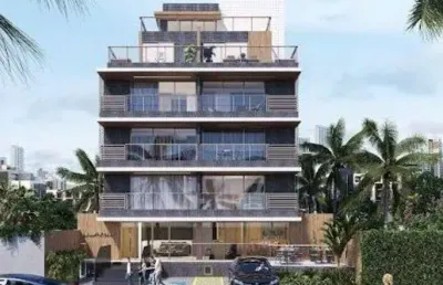 Flat para venda em joão pessoa, cabo branco, 1 dormitório, 1 suíte, 1 banheiro, 1 vaga