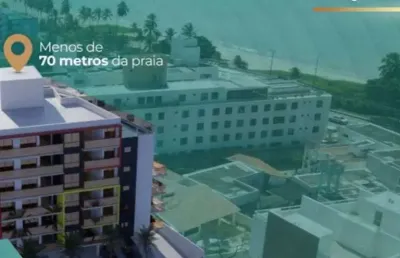Flat para venda em joão pessoa, cabo branco, 1 dormitório, 1 suíte, 1 banheiro, 1 vaga