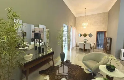 Casa com 3 quartos para alugar no condomínio residencial delta norte, araçatuba  por r$ 7.000