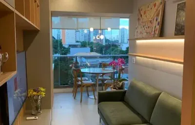 Apartamento tipo para venda em brooklin com 1 quarto, 43m²