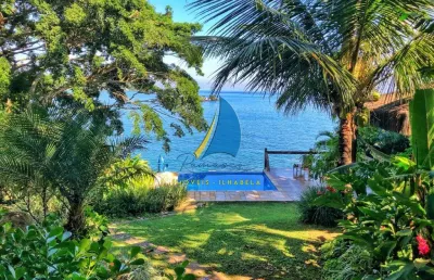 Casa em costeira em ilhabela - vista panorâmica para o mar