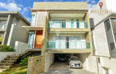 Casa no residencial paysage - hamm garten, com 3 suítes à venda, 402 m² por r$ 2.690.000 - boqueirão - curitiba/pr