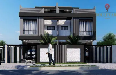 Sobrado triplex de frente para rua em condomínio com 3 dormitórios à venda, 139 m² por r$ 980.000 - jardim das américas - curitiba/pr